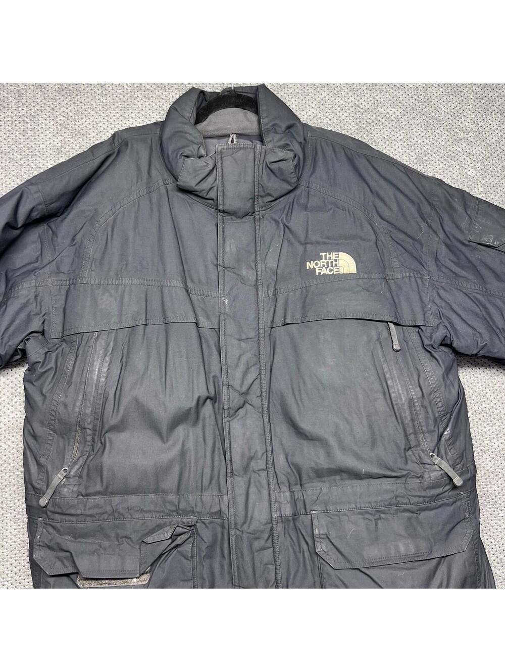 Vintage The North Face Xxl Black Mens Goosedown 550 Fill Parka Rare Jacket View 6